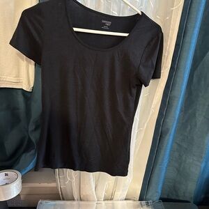 Danskin Now Black Short Sleeve Tee
